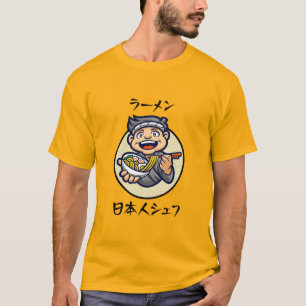 Camiseta Ramen Japonês Chef