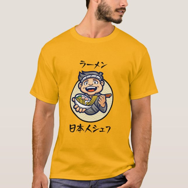 Camiseta Ramen Japonês Chef (Frente)