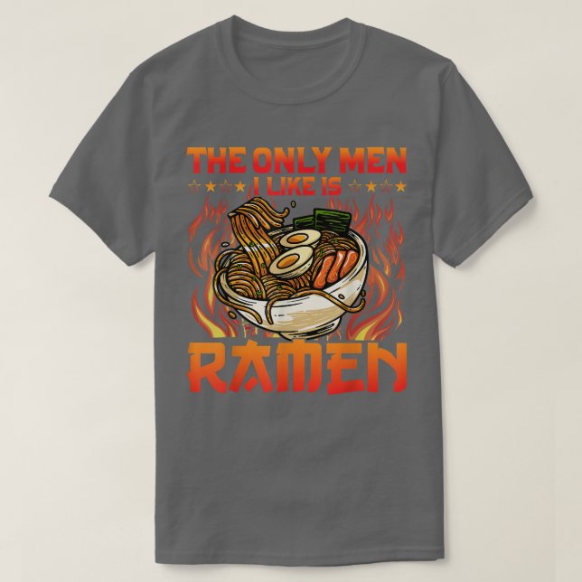 Camiseta Ramen Japonês Comida De Tee Lover Cute Engraçado13 (Frente do Design)