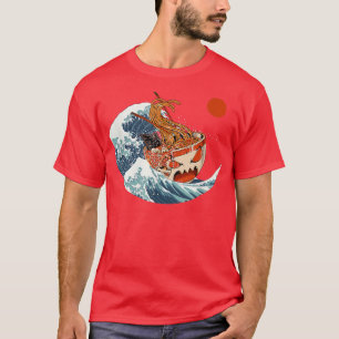 Camiseta Ramen Japonês Comida Kaiju Kawaii Anime Gift Girls