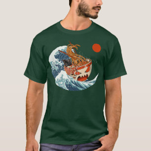 Camiseta Ramen Japonês Comida Kaiju Kawaii Anime Gift Girls
