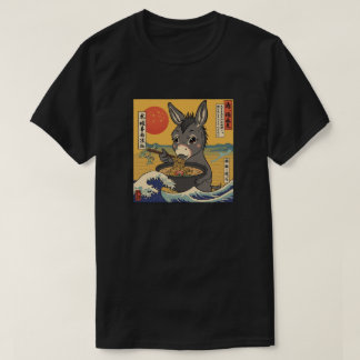 Camiseta Ramen Japonês Divertido Kawaii burro bebê Anime