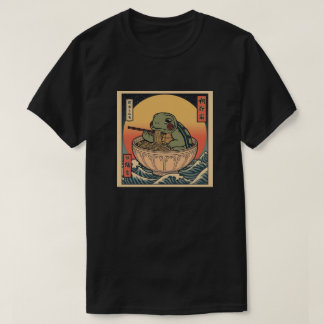 Camiseta Ramen Japonês Engraçado Kawaii bebê Tartaruga Anim