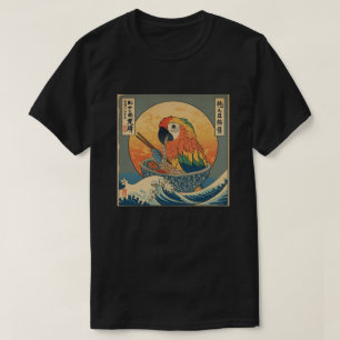 Camiseta Ramen Japonês Engraçado Kawaii papagaio bebê Anime