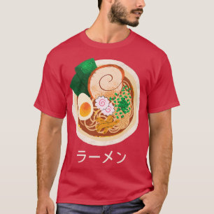 Camiseta Ramen Japonês Kanji Noodle Comida Engraçado Noodle