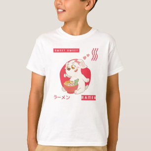 Camiseta Ramen Japonês Noodles Sweet Dog Come Ramen