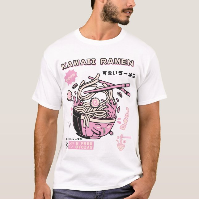 Camiseta Ramen Kawaii (Frente)