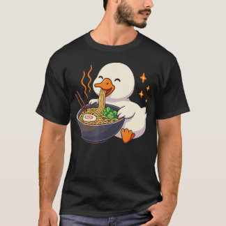 Camiseta Ramen Kawaii Ganso Com Macarrão