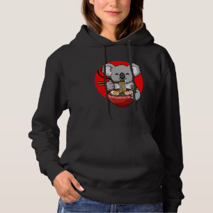 Camiseta Ramen Kawaii Koala Koala Comendo Macarrão Japonês
