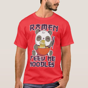 Camiseta Ramen Kawaii Panda Bear 1930