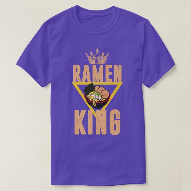 Camiseta Ramen King, Bonita Anime Japonesa Para Homens, Noo (Frente do Design)