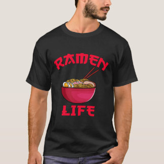 Camiseta Ramen Life Japonês Noodle Gift