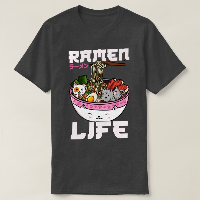 Camiseta Ramen Life Japonês Soup 1 (Frente do Design)