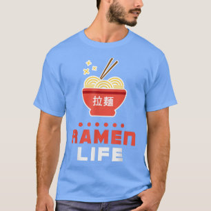 Camiseta Ramen Life T Shirt, Bola Noodle De Anime Torrente,