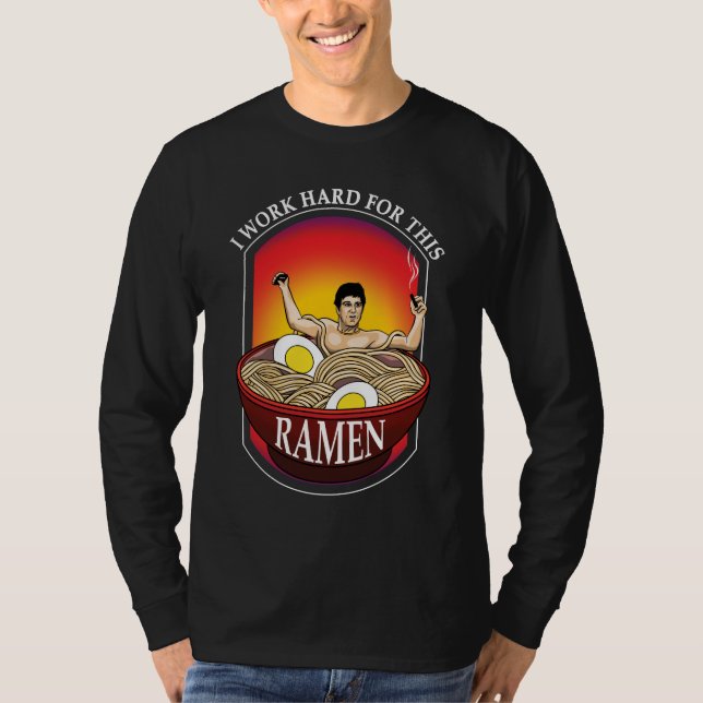 Camiseta Ramen Lover Gangster (Frente)