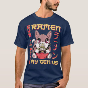 Camiseta Ramen Noodle Bowl Adora Japonês Kawaii Cat Ramen S
