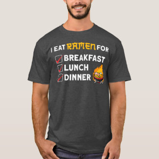 Camiseta Ramen Noodle Bowl Adora Japonês Kawaii Eu Comi Ram