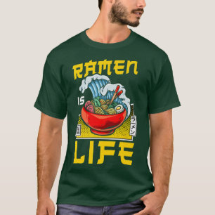 Camiseta Ramen Noodle Bowl Adora Japonês Kawaii Wave Ramen