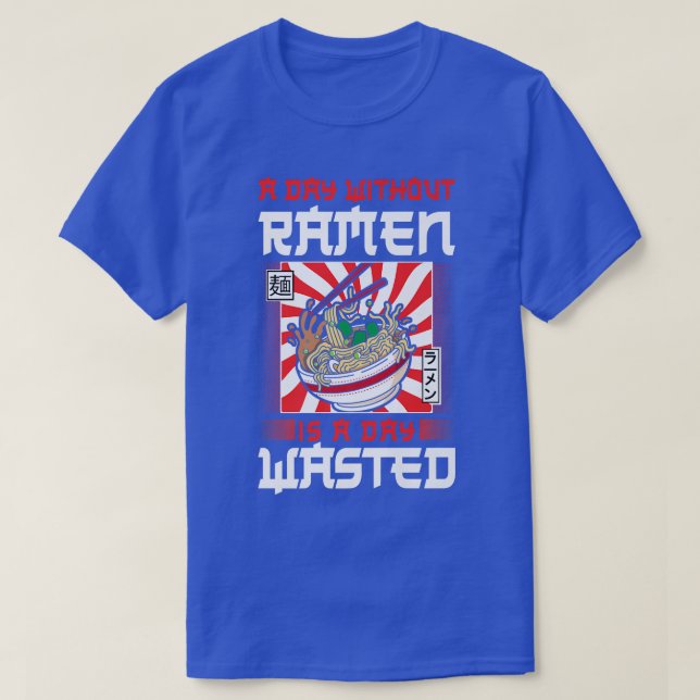 Camiseta Ramen Noodle Bowl Adora Kawaii Japonês Um Dia Sem (Frente do Design)