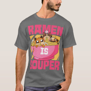 Camiseta Ramen Noodle Bowl Ama Japonês Kawaii Cat Ramen I