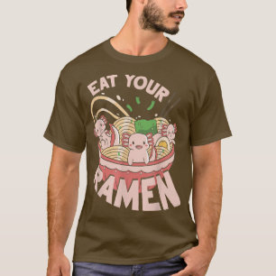 Camiseta Ramen Noodle Bowl Ama Japonês Kawaii Coma Seu Ra