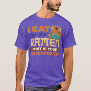 Camiseta Ramen Noodle Bowl Ama Japonês Kawaii Pun Sloth I