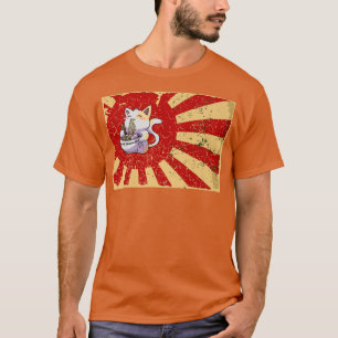 Camiseta Ramen Noodle Cat Kitten Feline Men Boy