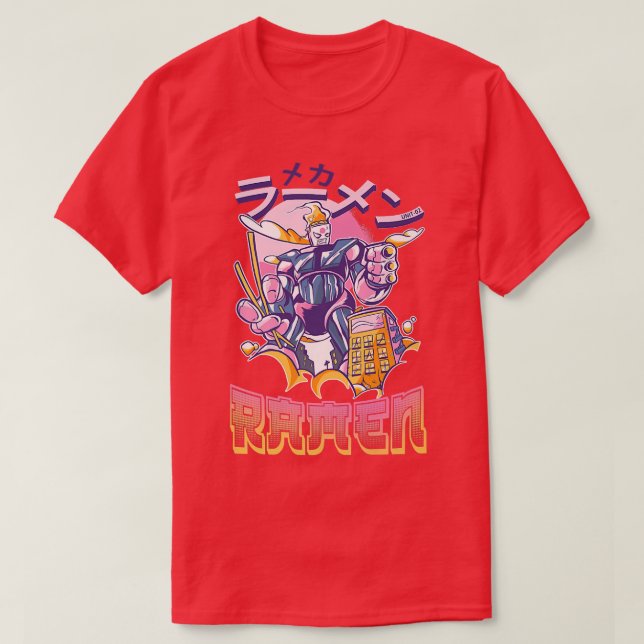 Camiseta Ramen Noodle Soup Comendo Japão 2514 (Frente do Design)