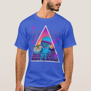 Camiseta Ramen Noodles 90s Astronau Estético de Arte Vaporw