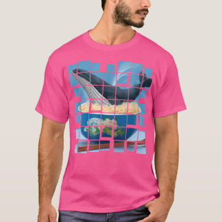 Camiseta Ramen Noodles Com Baleia - Comida Japonesa Engraça