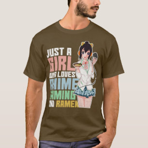 Camiseta Ramen Noodles Girl Otaku