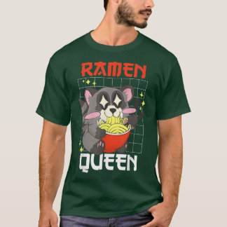 Camiseta Ramen Queen com Panda e Ramen