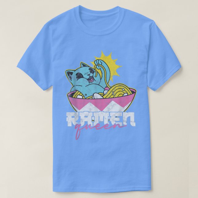Camiseta Ramen Queen Ramen Fan 1435 (Frente do Design)