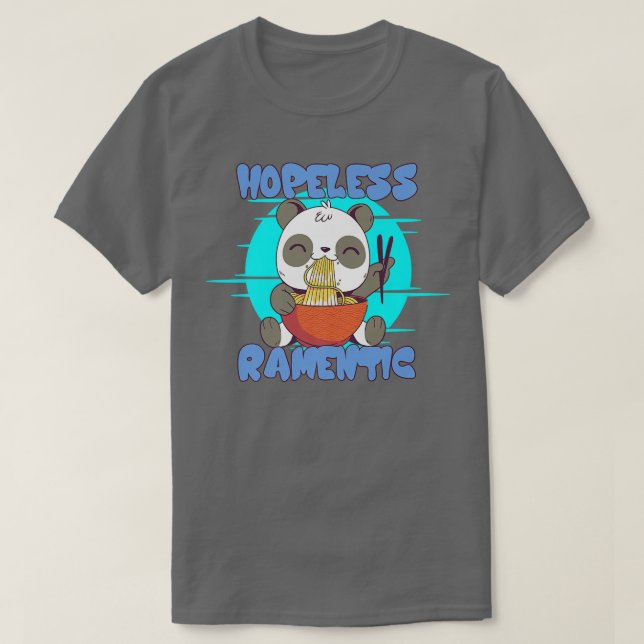 Camiseta Ramen Ramen Ramentico Sem Esperança Sobrevive Para (Frente do Design)