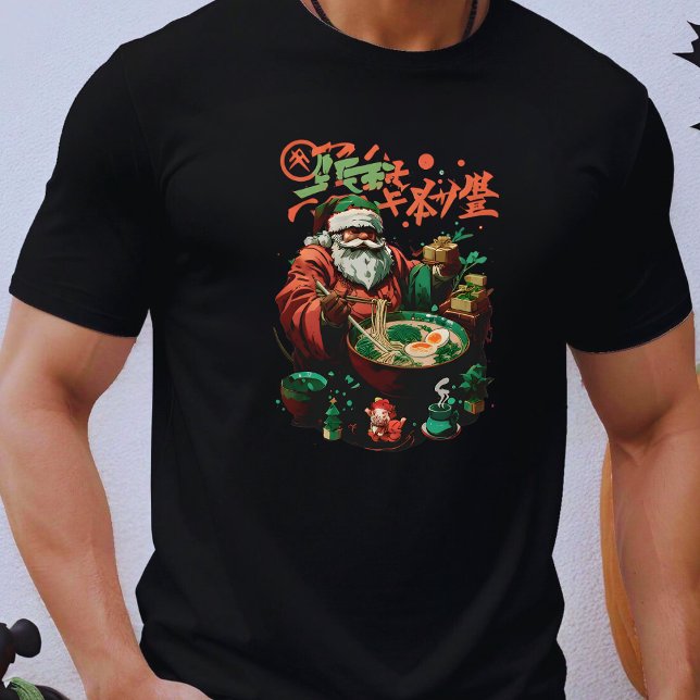 Camiseta Ramen Santa Clause - Christmas In Japan! (Criador carregado)