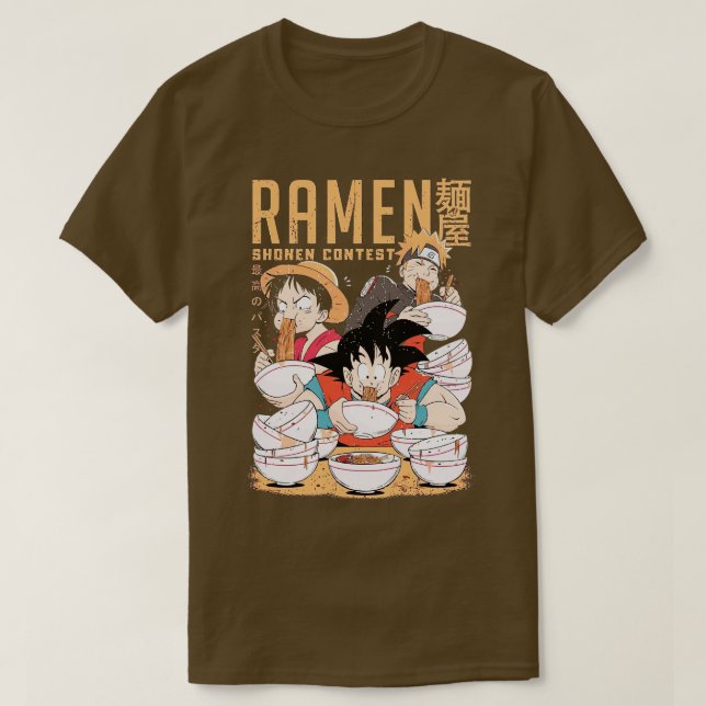 CAMISETA RAMEN SHONEN CONTESTE (Frente do Design)