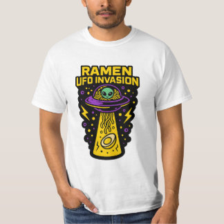 Camiseta Ramen UFO Invasion – Slurp from the Sky