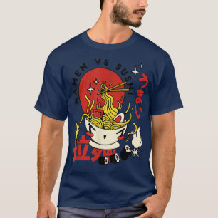 Camiseta Ramen Vs Sushi Legal Foodie