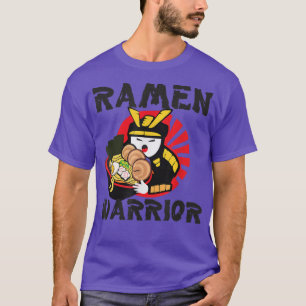 Camiseta Ramen Warrior, Noodle, Comida Japonesa Cuta, Kawai