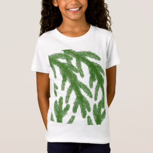 Camiseta Ramificações da Árvore Fir de Natal