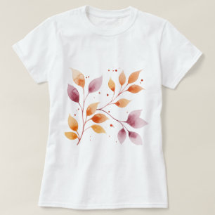 Camiseta Ramo com folhas