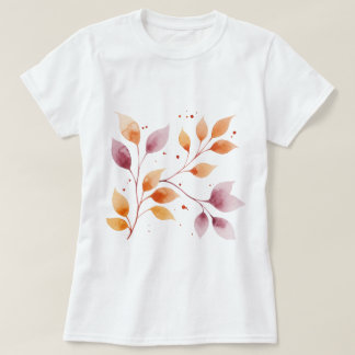 Camiseta Ramo com folhas