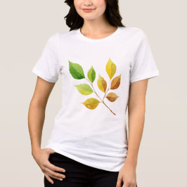 Camiseta Ramo com folhas