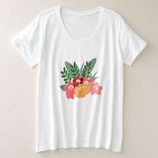 Camiseta Ramo Flor (Frente do Design)