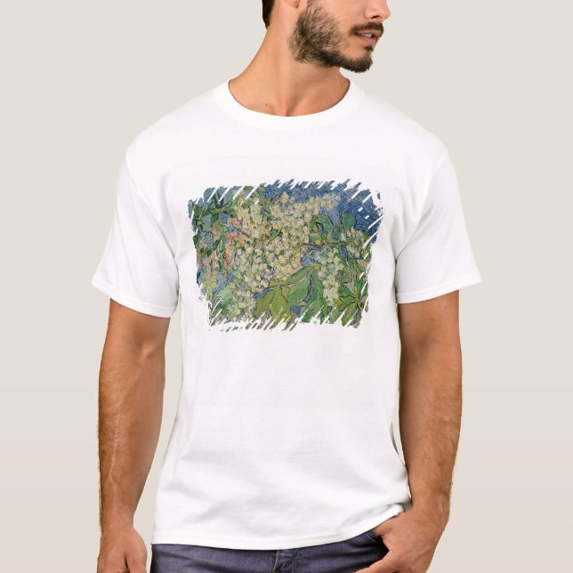 Camiseta Ramos de florescência da castanha de Vincent van (Frente)