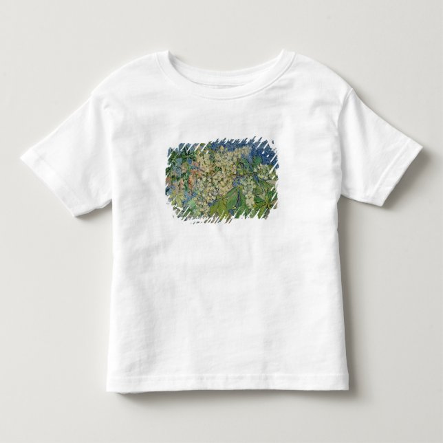 Camiseta Ramos de florescência da castanha de Vincent van (Frente)
