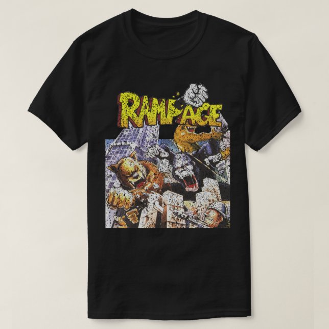 Camiseta Rampage Sega (Frente do Design)