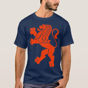 Camiseta Rampart vermelho do leão
