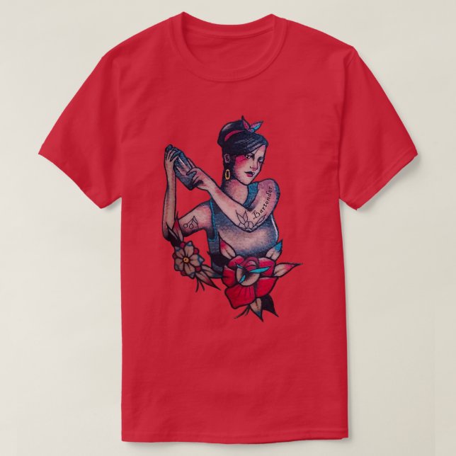 Camiseta RampB Strong Bartender Woman amp Labor Day amp (Frente do Design)