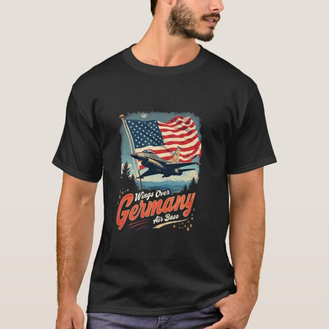 Camiseta RAMSTEIN AIR BASE, ALEMANHA, USAF, Kaiserslautern  (Frente)